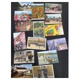 Vintage world postcards