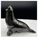 Vintage pie bird shaped as a seal