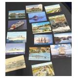 Vintage ship postcards