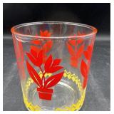 Anchor hockey, large glass flowered 4ï¿½ tall 3.5ï¿½
