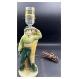 Vintage Spanish lamp figurine