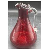 MCM crackle small glass cruet