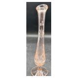 Pink depression bud vase