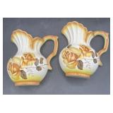 Vintage wall pockets