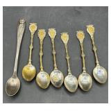 Vintage silver plate, miniature spoons
