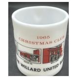 Anchor Hocking Willard United Bank mug