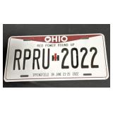 Springfield, Ohio advertising plate