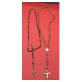 Vintage rosary crosses