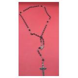 Vintage France Ebony rosary