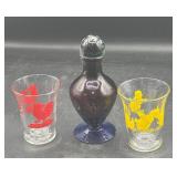 Art glass and shot glasses