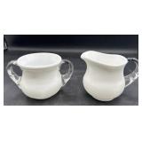 Fenton silver crest cream & sugar