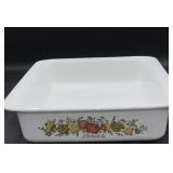 Corning ware square dish no lid 8.5 inch wide