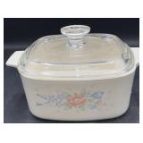Corning ware casserole with lid 7 inch wide