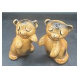 Vintage salt and pepper shakers