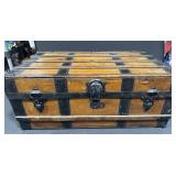 Vintage wooden trunk some repairs needed