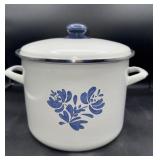 Vintage granite stew pot