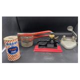 Vintage Nutcracker kitchen utensils,