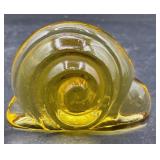 Blenko glass snail