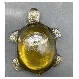 Blenko glass turtle