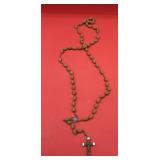 Vintage rosary marked