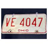 Pair of vintage license plates