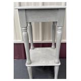 Small wooden plant stand