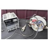 Golf cart charger and saw