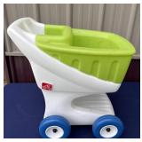 Step two childrenï¿½s plastic grocery cart