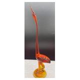 MVM glass bird figurine 12ï¿½ tall