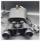 Binoculars with case