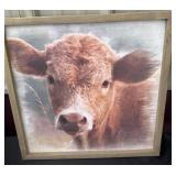 Decorative cow picture