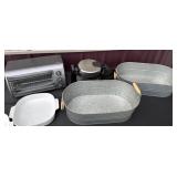 Corning ware and miscellaneous kitchen items