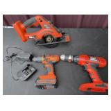 Black & Decker drills/saw battery operated with