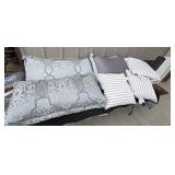 Large amount of pillows