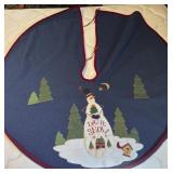 Snowman skirt Christmas tree