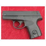 Smith & Wesson model SW 380 handgun with clip