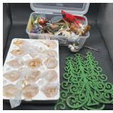 Large amount of Christmas decorations/princess