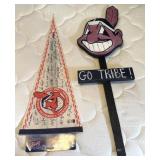 Cleveland Indians yard ornament/1995 pennant