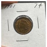 1901 Indian head penny