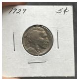 1929 Buffalo nickel