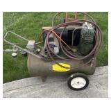 Older air compressor runs