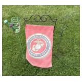 Outdoor Marine Corps flag/yard ornament
