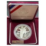 1995 proof 1 ounce silver dollar