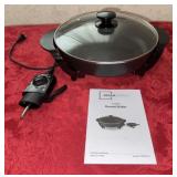 12 inch round electric skillet