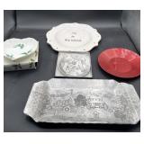 American forging hen forged tray/Christmas plates