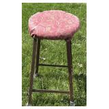 Vintage metal stool