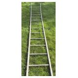 15 foot wooden ladder
