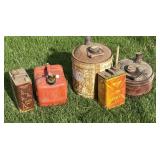 Gas, and kerosene cans