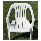 Plastic lawn chair