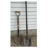 Two shovels